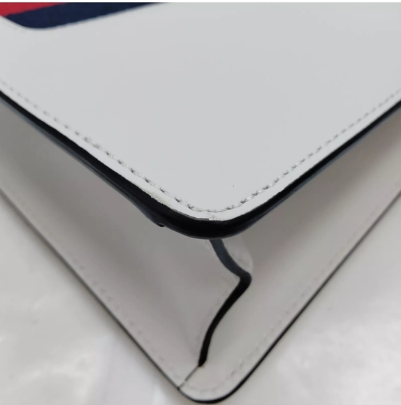 Gucci Crossbody bag Sylvie White Leather - Picture 7 of 16